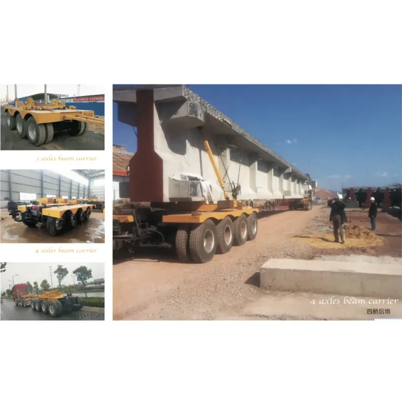 12.4m 3 oxlu düzbucaqlı yarı qoşqu