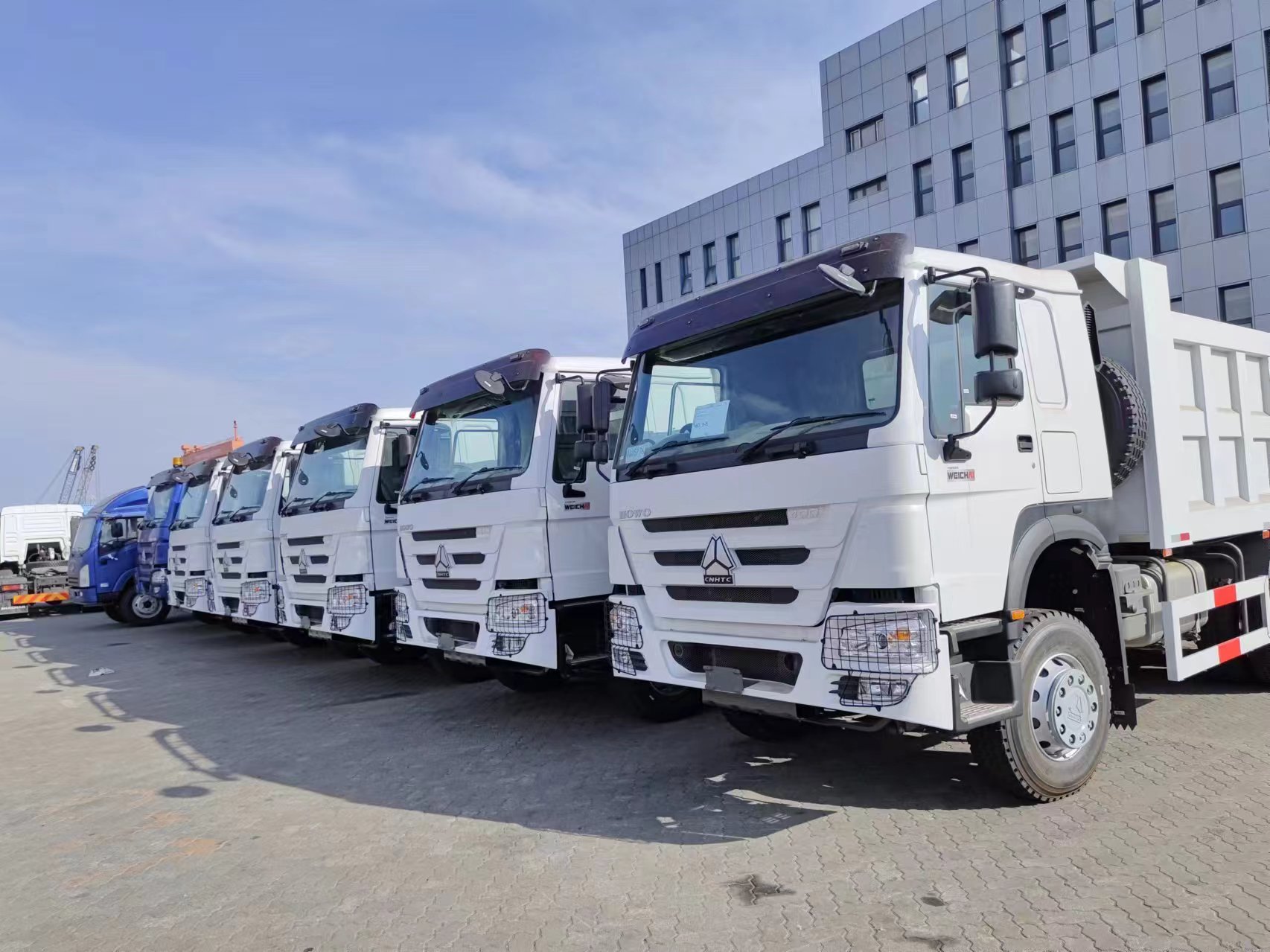 Sinotruk Howo 6 * 4 Dump yük maşını çatdırılmağa hazırdır
