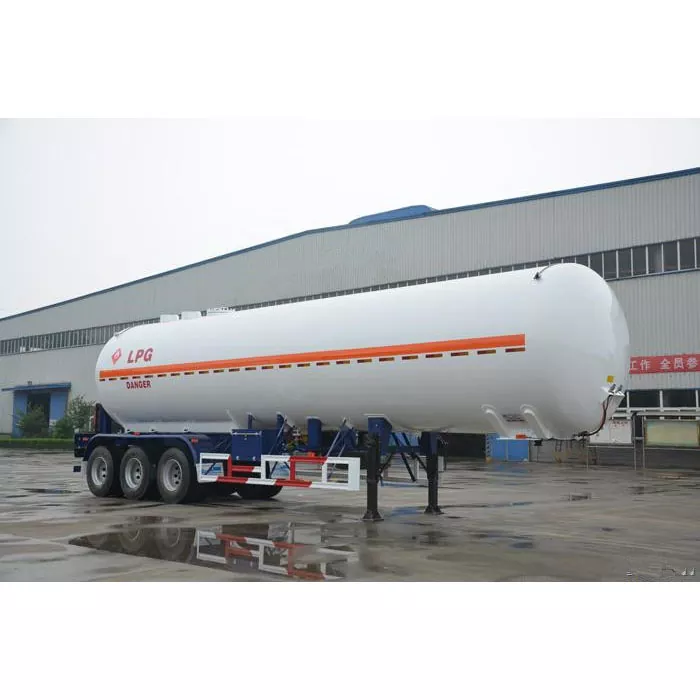 50cbm 3-oxlu Lpg Tanker Yarımqoşqu Avro Standart Klapanlar ilə