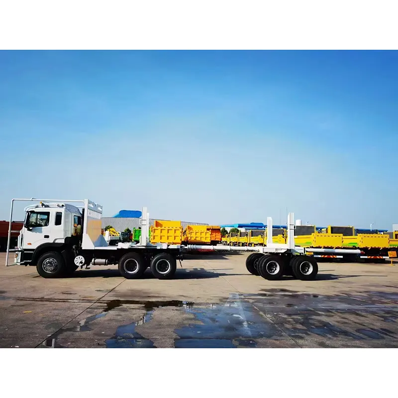 Kran ilə ATV Timber Trailer