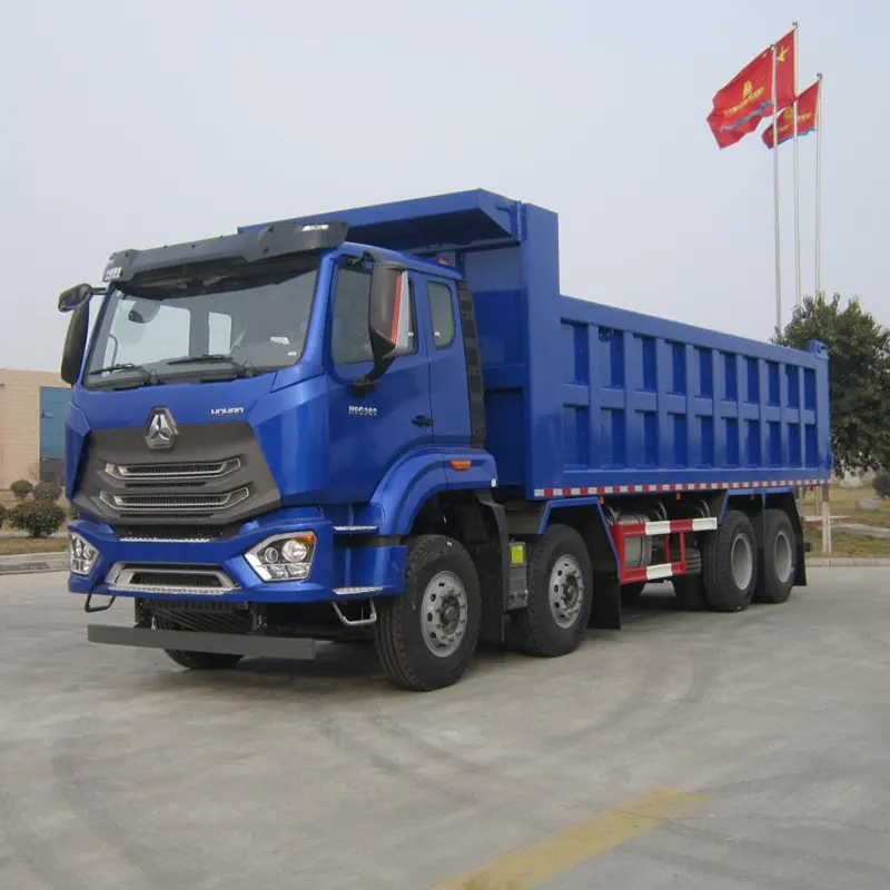 Sinotruk 10 Wheelers 6×4 Damperli Yük maşını Euro II 371 at gücü